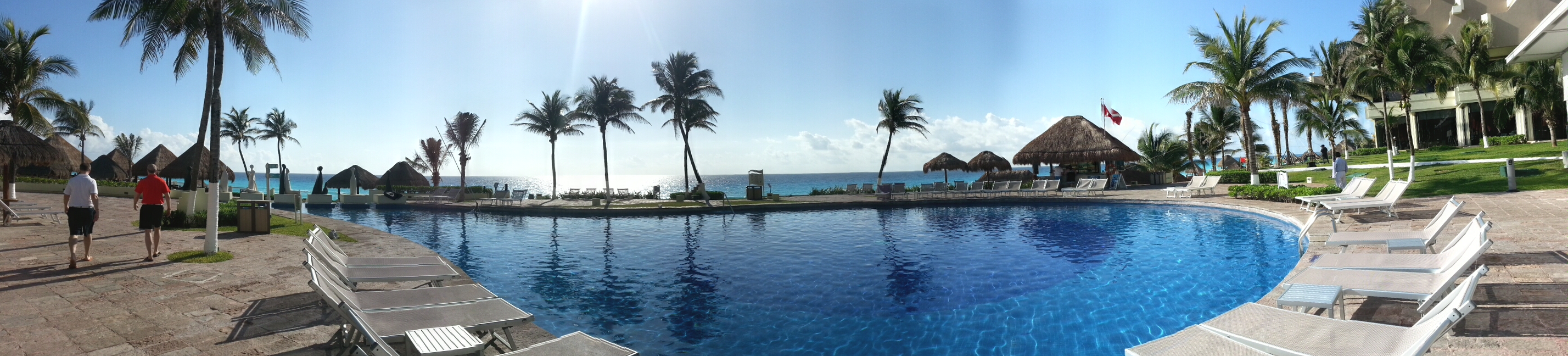 Panoramic view of cancun