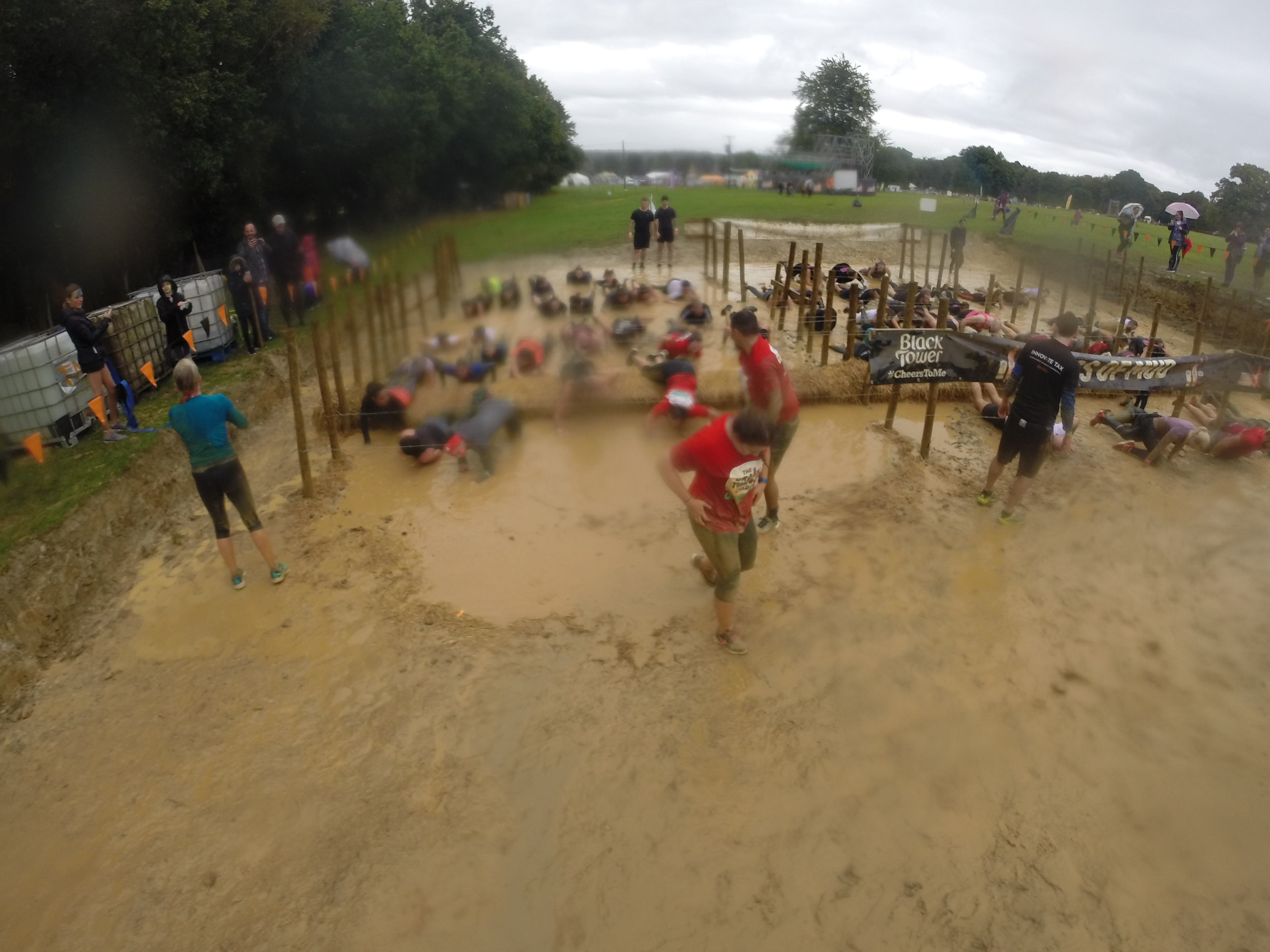 Go Pro photo from tough mudder - after completing a muddy trench