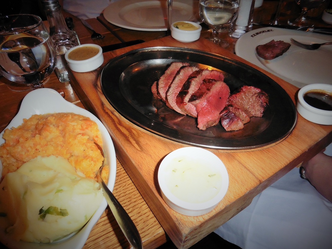Food at F.X Buckley's Steak House