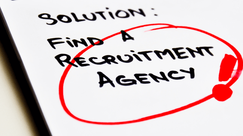 Solution: Find a Recruitment Agency!
